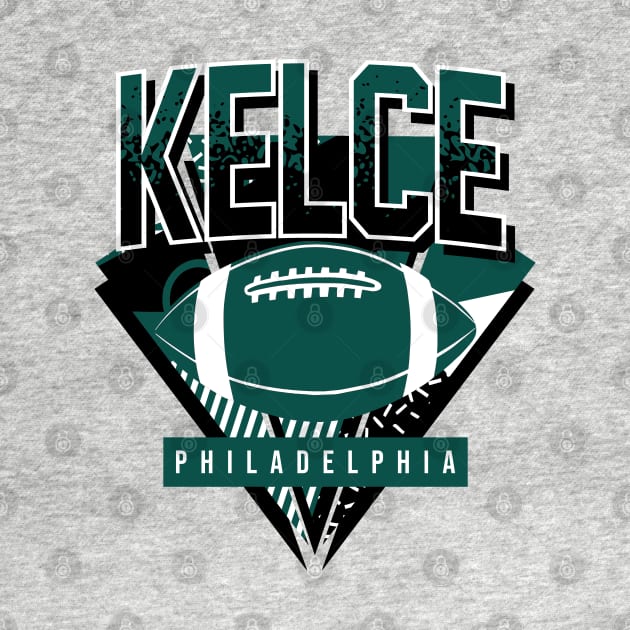Kelce Retro Philadelphia Football by funandgames